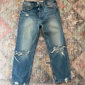 Mother denim. The tomcat. Size 28. Color confession.